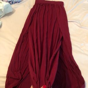 Fuschia Maxi Skirt